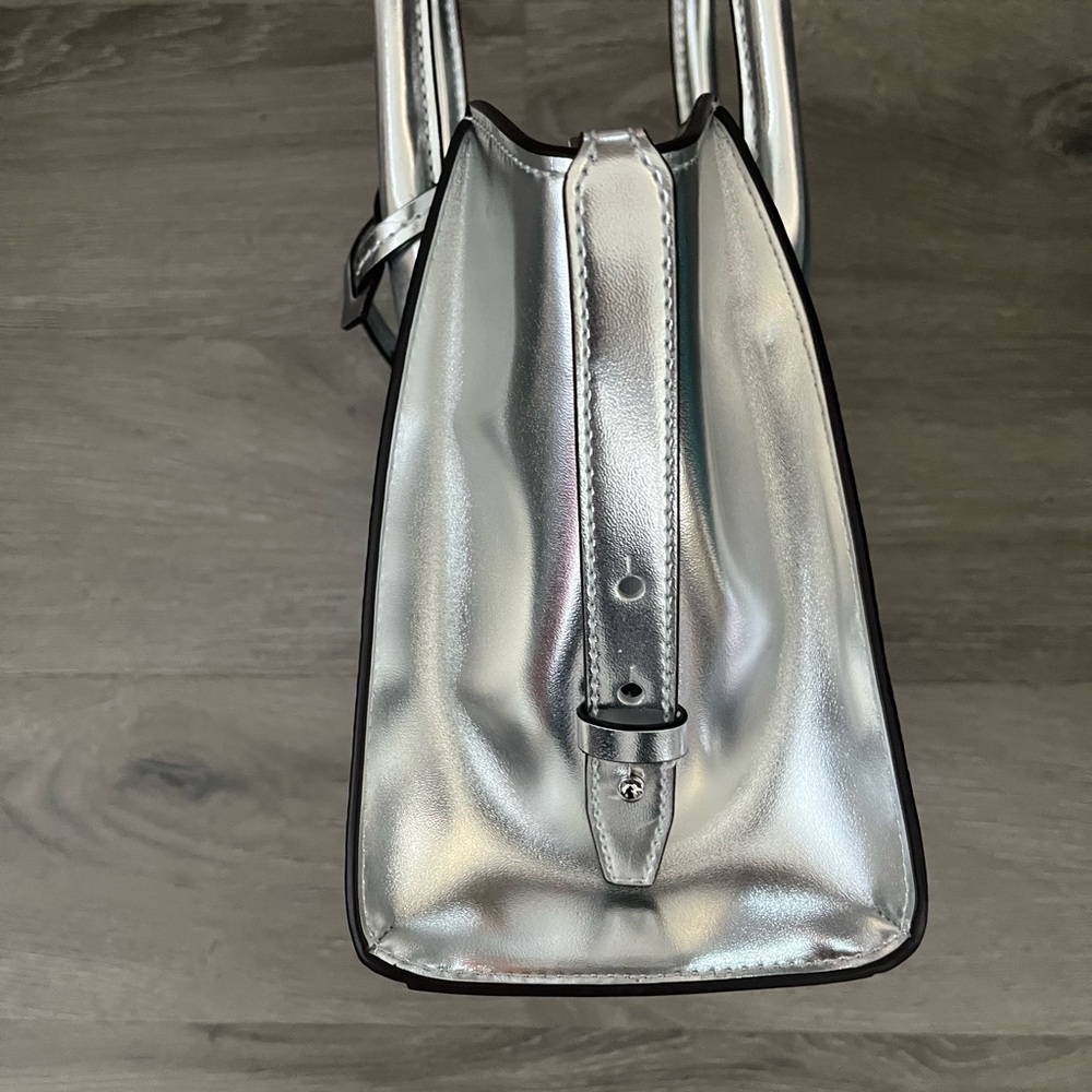 Michael Kors Silver Mini Bag - Picture 6 of 11